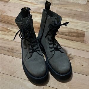 Dr. Martens Jadon Nubuck Leather platform Boots